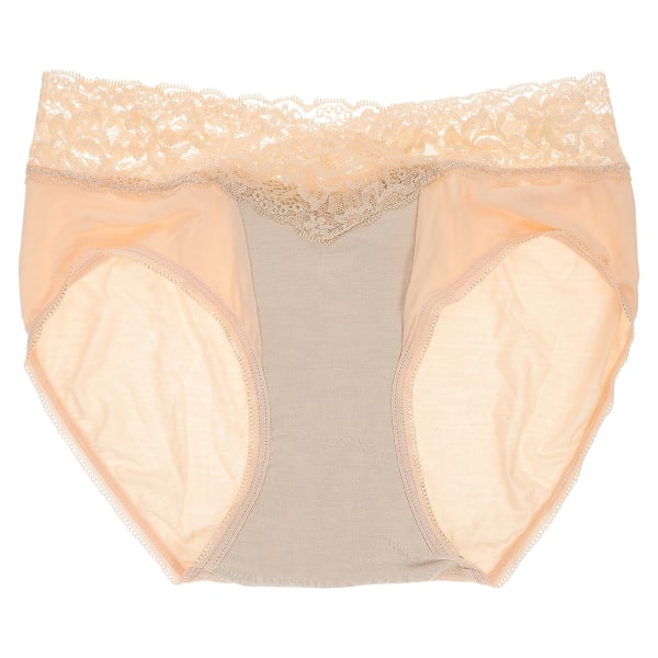 Kvinnelige menstruasjonsundertøy Lekkasjesikre menstruasjonsundertøy Hudfarge XL Color of skin XL