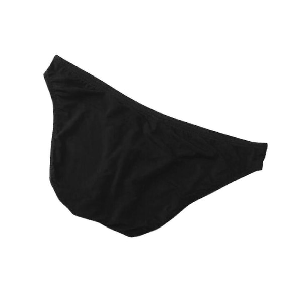 Miesten matalavyötäröiset alushousut mukavat joustavat urheilualushousut pussialushousut 2XLMusta 2XL Black