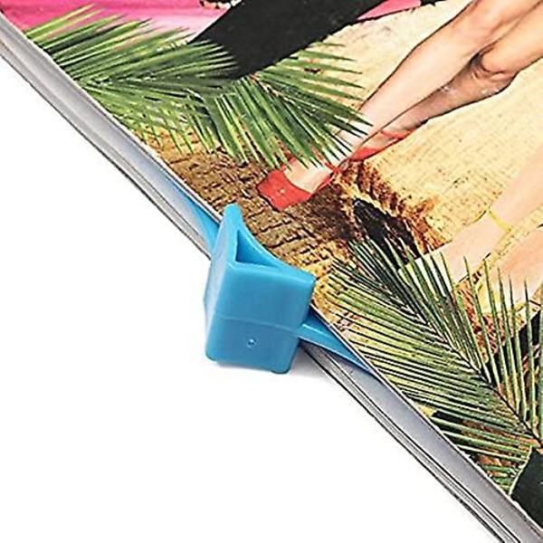 Sormuskirjanmerkit Peukalon Kirjan Sivunpidin Kirjoille Tarvikkeille Lahjoille (4kpl, Sininen)