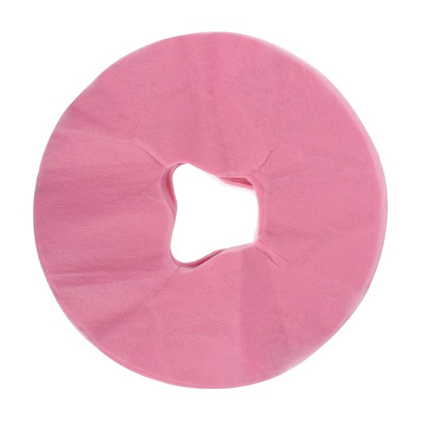 50 st Bärbar Bassinet Andas Lakan Ansiktsstöd Cover Spa Bed Kudde Cover Ansiktshål Sh Pink 29x29cm