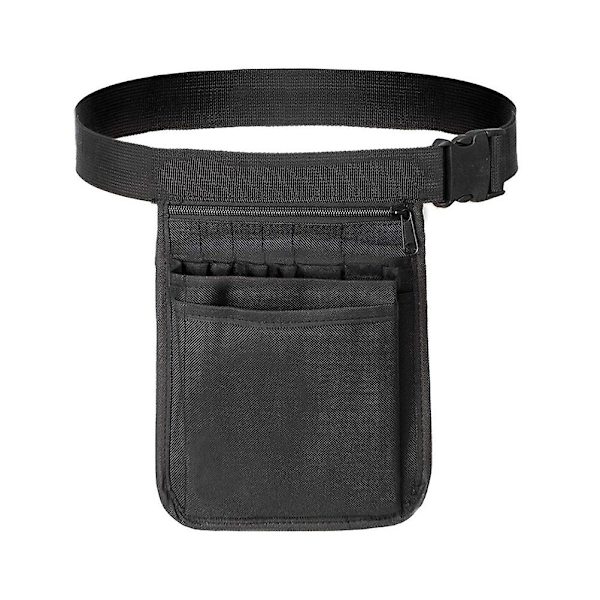 Multitool Dame Sygeplejerske Taljepose Haveværktøj Taljepose Sygeplejerske Organizer Taske Sort 25X17.5CM Black 25X17.5CM