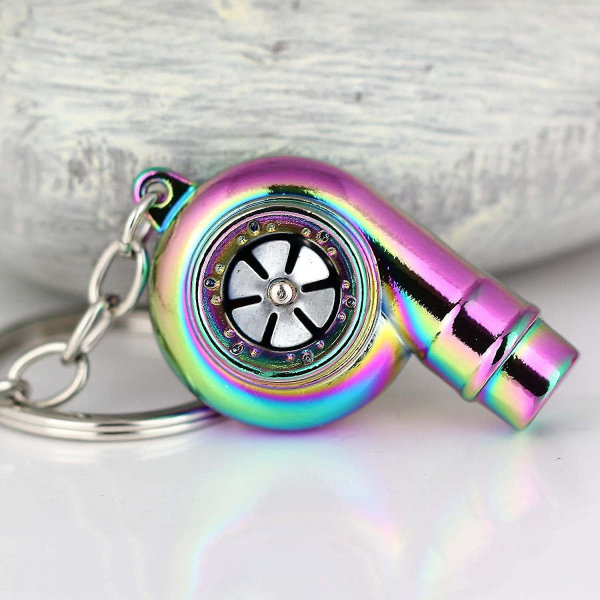 Maycom Kreativ Sleeve Snurrande Turbo Turbin Turboladdare Nyckelring Nyckelring