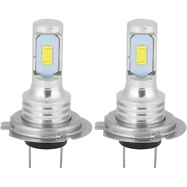 Sumuvalon polttimo, 2 kpl 80w 6000k Universaali H7 Led Auton Sumuvalon Lamppu Valkoinen Dc 12-24v