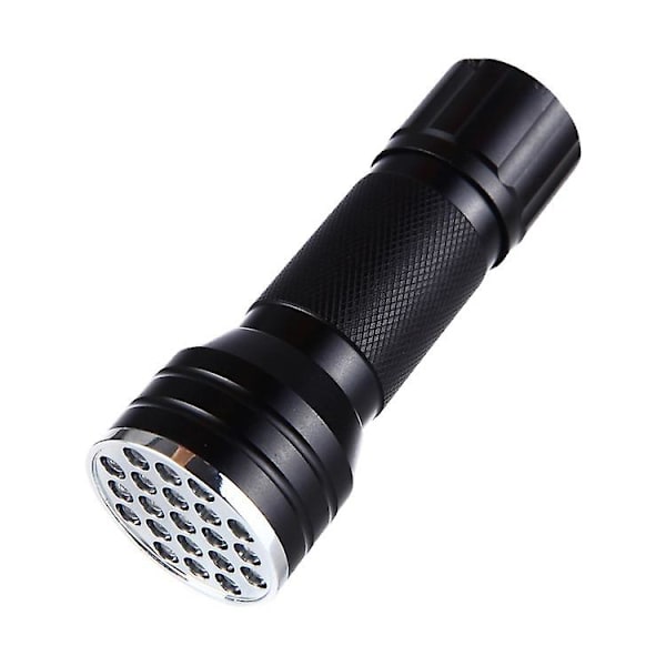 1 st LED UV Svartljusficklampa - UV Svartljusficklampa - UV-lampa med 21 LED - Hög belysning