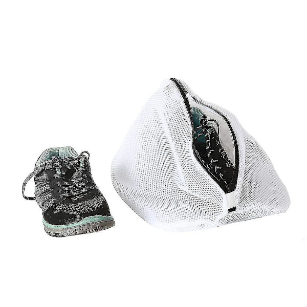 Tvättväskor för skor, set om 3 mesh tvättväskor med dragkedja för sneakers, strumpor, behåar