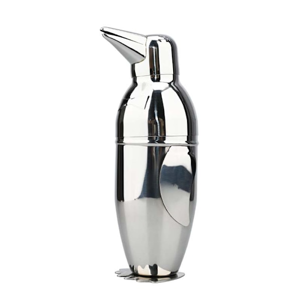 1 stk. Pingvin Cocktail Shaker, Rustfrit Stål, Spejlfinish, Rummer 500 ML