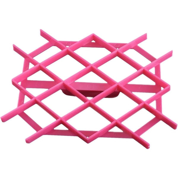 Taffy Kit Glasur Fondant Dekoreringsverktøy Prege Kake Mal Sukkerhåndverk Stempel Kake (10 stk, Rosa)