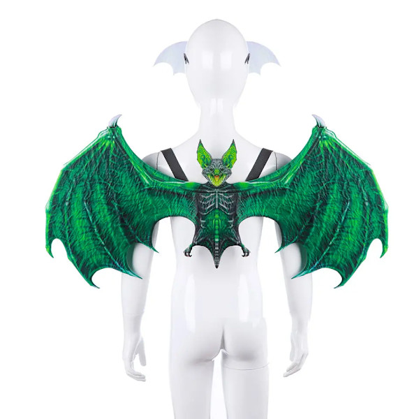 Halloween-drakvingar Kostym Cosplay Lekkläder Klä upp sig Ving Fantasifest Rekvisita Tillbehör för Vuxna och Barn