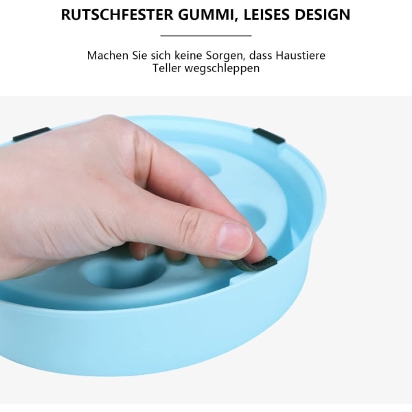 Träningsmatskål för husdjur, anti- kvävning
