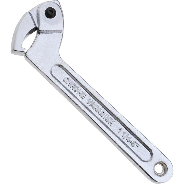 C-nyckelverktyg Justerbar kroknyckel 32-75mm Krom Vanadium (1st, Silver)