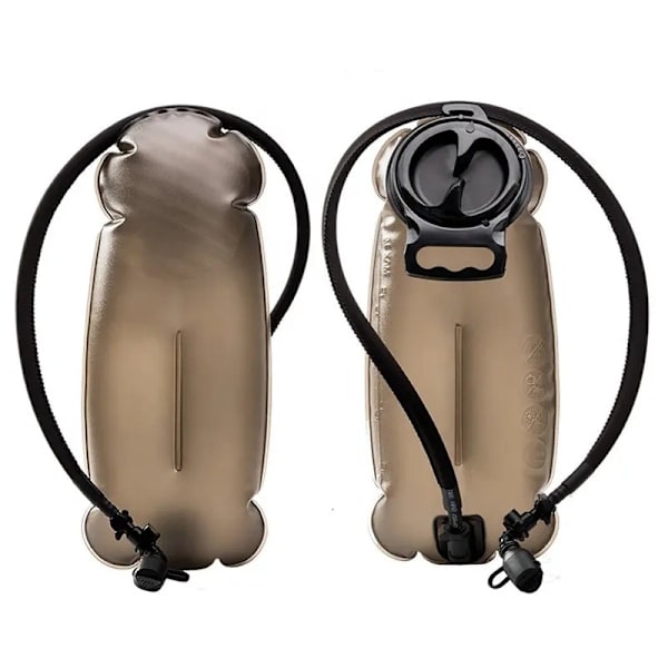 Vattenbuffel Vattenblåsa för Vandringsryggsäck - 2L Hydration Blåsa med Vattenbehållare Slangisolering & Högflödesbettventil
