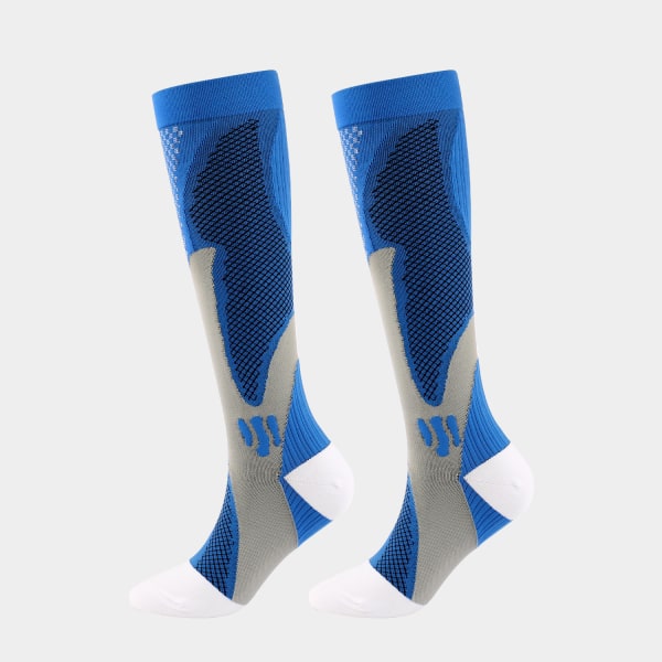 Shoes Men Sock Blue 3 Pairs Socks，Medium and Long Tube，Sports Socks