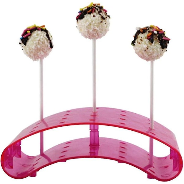 Lollipopholder for opptil 12 Cake Pops, Transparent Display Dekorativ Server Base Hylle (1 stk)