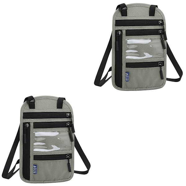 3 stk Multifunksjonell Veske Bærbar Mobiltelefonlomme Nyttig Passveske For Hjem 2 stk 22X15X0.2CM 2 pcs 22X15X0.2CM