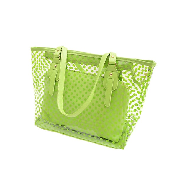 Jelly Tote Transparent Tote Bag Zipper Transparent Handbag Summer Beach Bags Clear Handbags Beach Ba