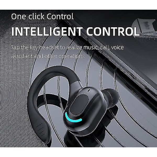 1 Par Trådløse Hodetelefoner Bluetooth, 5.2 Bluetooth Hodetelefoner Støydempende Hodetelefoner, f8 Sports Bluetooth Headset