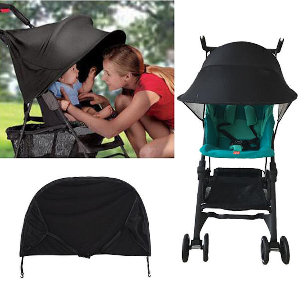 Solskydd för barnvagn, solskydd för barnvagnar, bilstolar, vagnar, barnvagnar, paraply, sol och regn