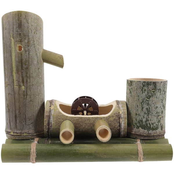 Skrivbordsdekor Zen Trädgårdsfontän Japansk trädgårdsdekor Dekorativa bambufontäner Aquatic Bamboo Fountains28,5x24cm 28.5x24cm