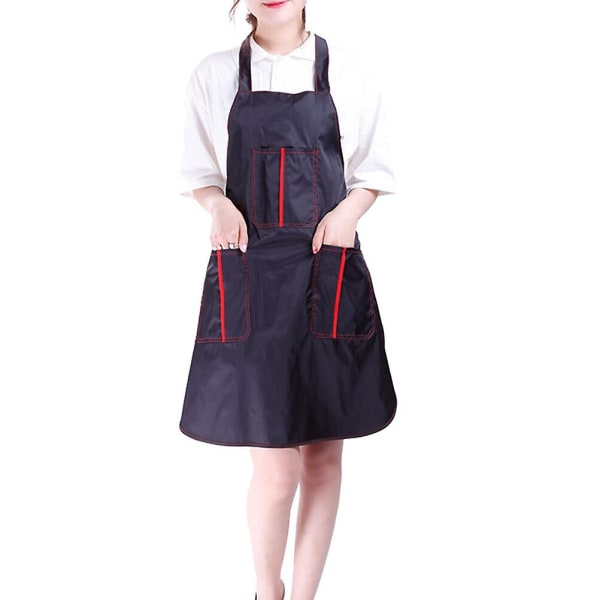 Dam Overall för Frisör Kläder Frisör Kapp Frisör Klippning Barber Kapp Justerbar Bib Ap 75*68cm