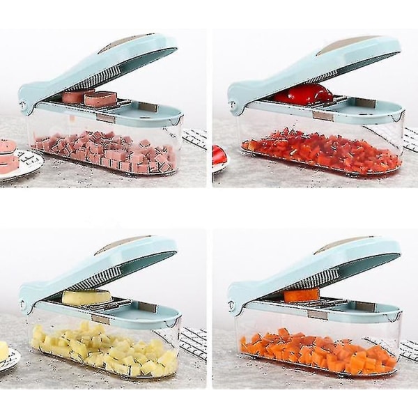 Chdz Onion Chopper Pro Vegetable Chopper Mandoline Slicer Dicer With 8 Replaceable Blades Veggie Chopper Cutter