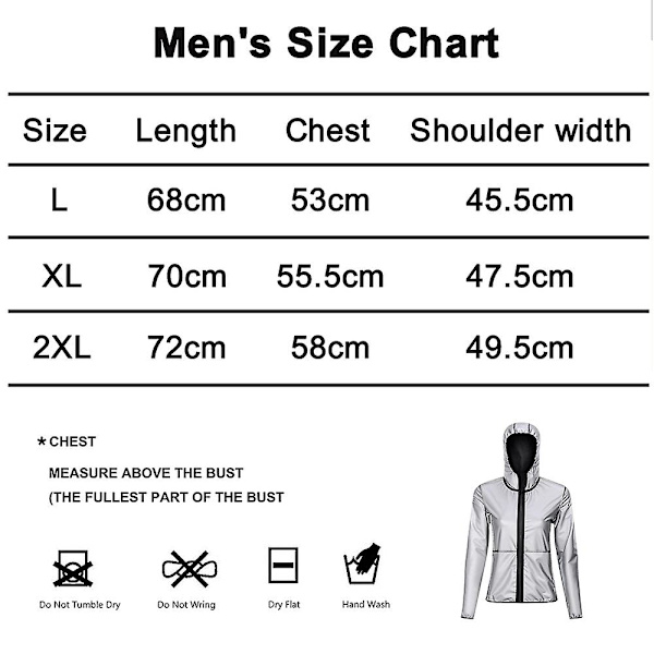 Sauna Suit Svedjakke Langærmet Sveddragt Slankende Træning Talje Træner Fitness Kropsformer Zipper Mandlig stil sort L Male style black L