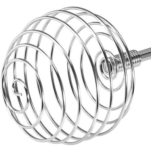 Rustfrit Stål Twirl Pisk Multi-rolle Hånd Spiral Æggepisker Manuel Mixer Ballonformet Pisk Kartoffelmoser Køkken Bageværktøj Gadgets