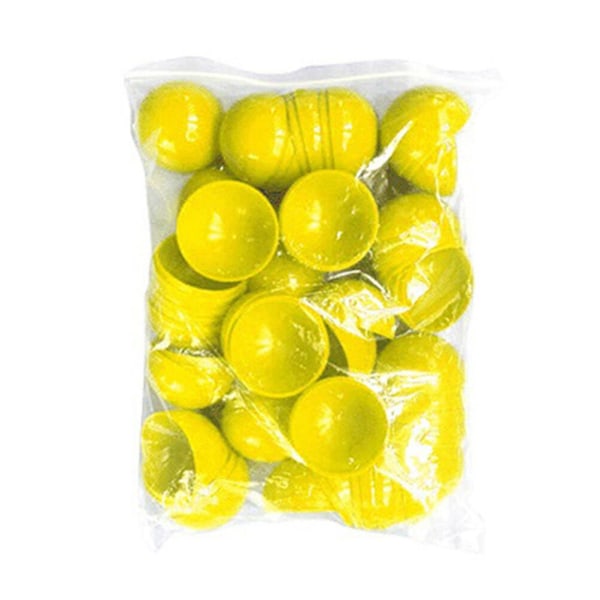 50 stk Aktivitets Lodkugler Små Sjove Farverige Aktivitets Hule Kugler Til Spil Fest (40mm Diameter Gul)Gul4*4*4cm Yellow 4*4*4cm