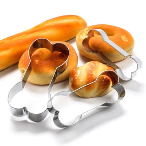 Hundbensformar, Rostfritt stål, 3-pack
