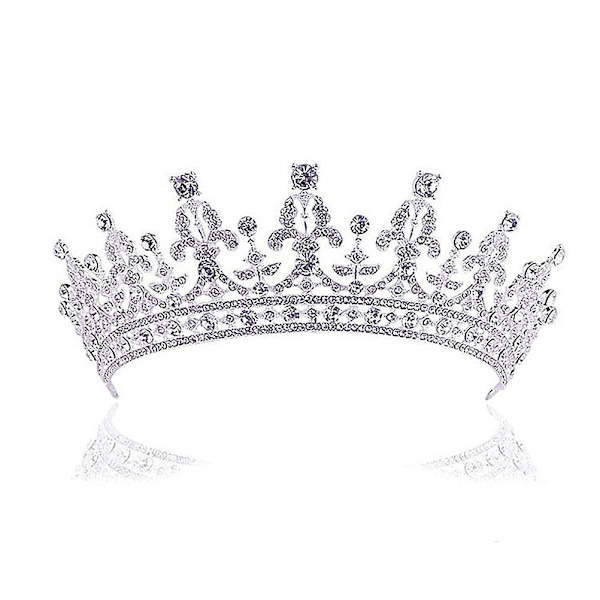 Bryllupskrone med steiner / Hårspenner / Hårbånd / Hårklipp / Hårbøyle (sølv Silver