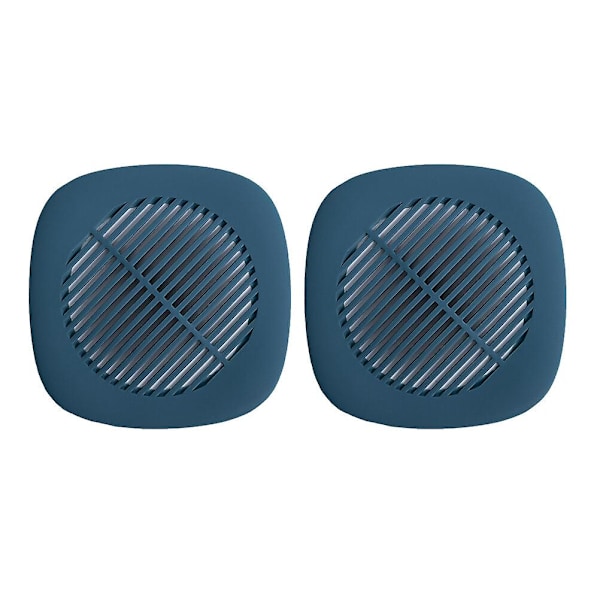 2 kpl Silikoninen Hiustenkerääjä Viemärireiän Suodatin Suodatin Pesualtaan Viemäri Suodatin Kylpyhuoneeseen Keittiöön (punainen)Dar Dark Blue 14X14cm