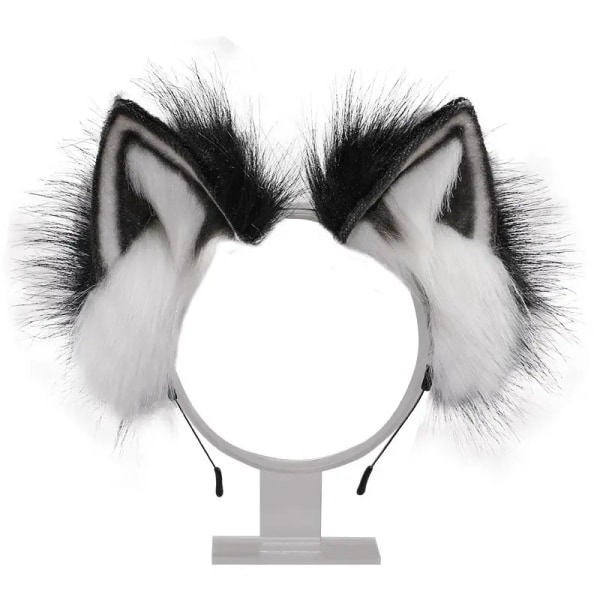 Katteører Wolf Ræveører Animal Cosplay Cute Head Accessories til Halloween