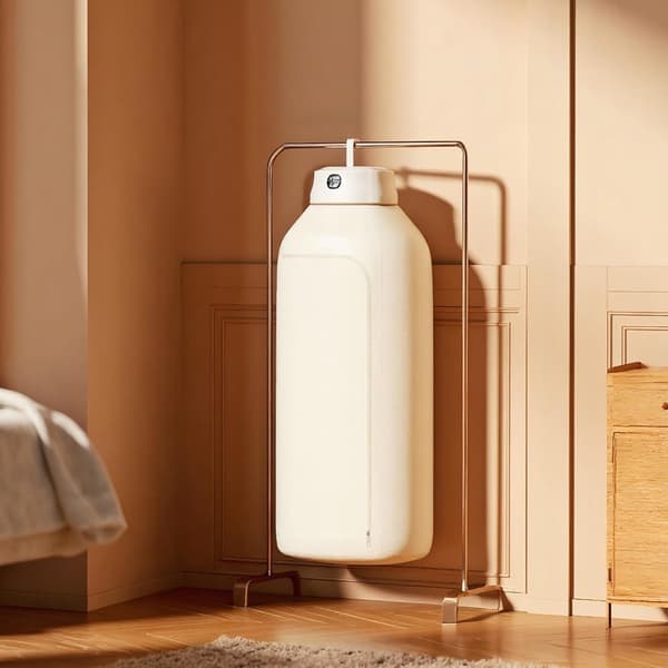 Vikbar bärbar klädtork, PTC-värme, 400W, timer, kompakt torkskåp för lägenheter, sovsalar och resor
