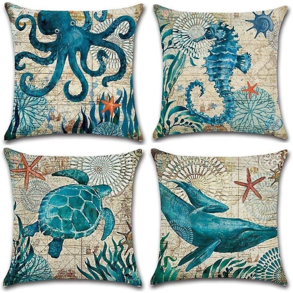 Set med 2 Moderna Bohemiska Vävda Bomulls Kuddfodral Geometriska Mönster Kuddfodral Dekoration För Vardagsrum Soffa Sovrum Hem 45 X 45 Cm, Gul Och