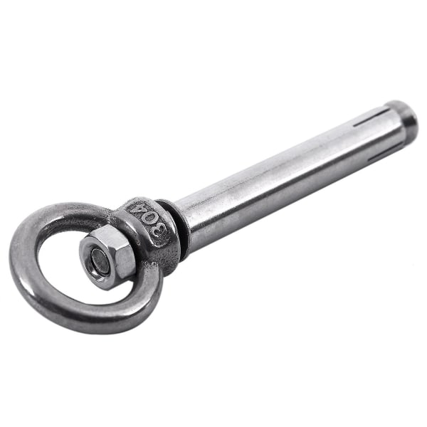 10 st Rostfria Sköldformade Ankaröglor M6 X 82mm, silver