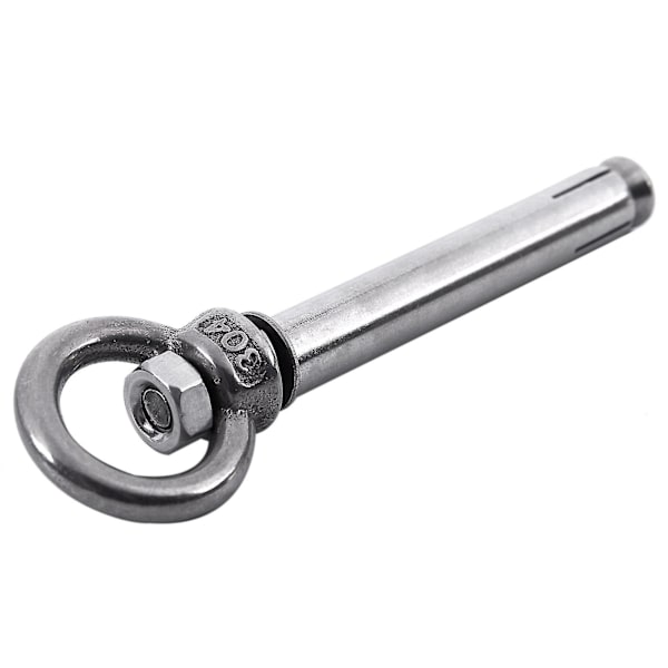 10 stk Rustfritt Stål Rå Stil Skjold Anker Øyebolter M6 X 82mm, sølv