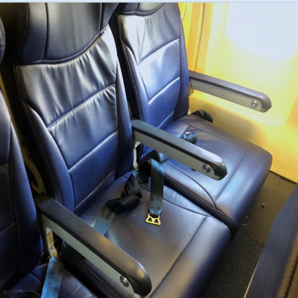 Sätebältesförlängare för Southwest-flygplan - Flygplansbältesförlängning, Justerbar Längd 5,5-33,9 tum (Blå 1-pack)