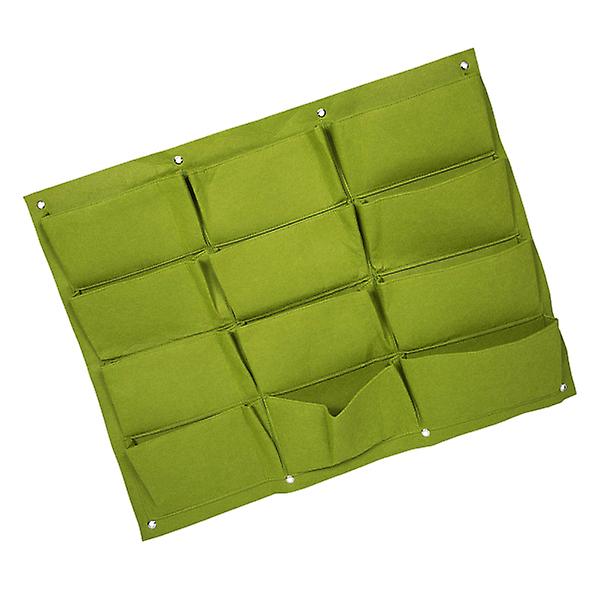 Ripustusruukkuhuonekasvien järjestäjä Seinäkasvien taskut Seinäripustusruukut Vihreä 82 * 61 cm Green 82*61cm