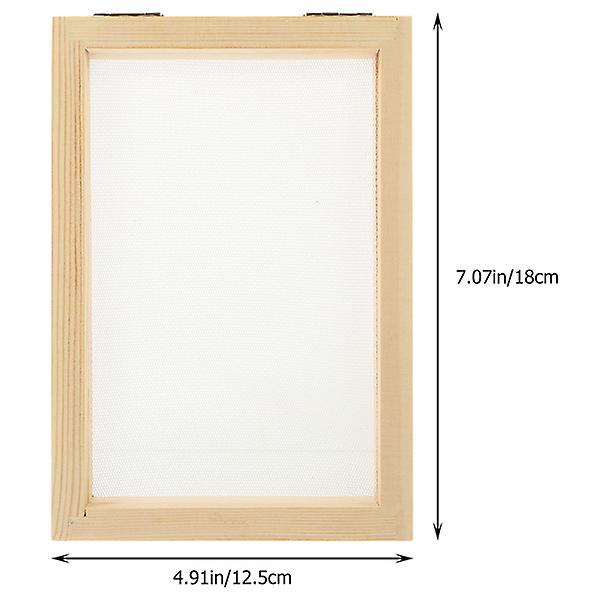 2 kpl Puu Paper Making Frame DIY Paper Making Puu Frame DIY Frame Paper Making Screen 18X12.5cm 18X12.5cm