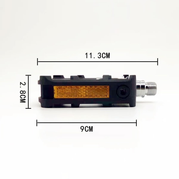Sykkelpedaler Foldbare Anti-Skli Vanntette Sykkelpedaler for Landeveissykkel Terrengsykkel Trekking Sykkel og Spinning Sykkel