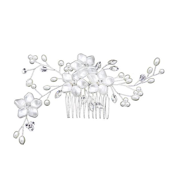 Bridesmaid Hair Accessories Rhinestone Comb Comb Bridal Wedding Hair Comb Hair Comb BrideSilver