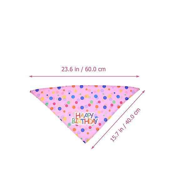 3 kpl Koiran Syntymäpäivä Bandana Syntymäpäivä Hattu Lemmikki Koiran Mekko Tyttö Setti Pennun Puku 60X40X40CM 60X40X40CM