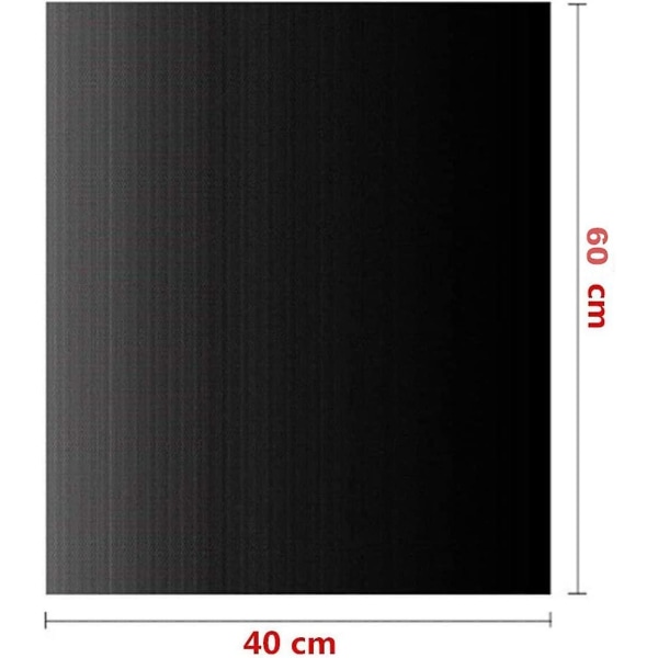 Grillmatte 40 * 60 cm, 5 stk. Gass/elektrisk/kullgrillmatte, ikke-klebende teflon, gjenbrukbar, enkel å rengjøre og ikke-klebende, kan kuttes