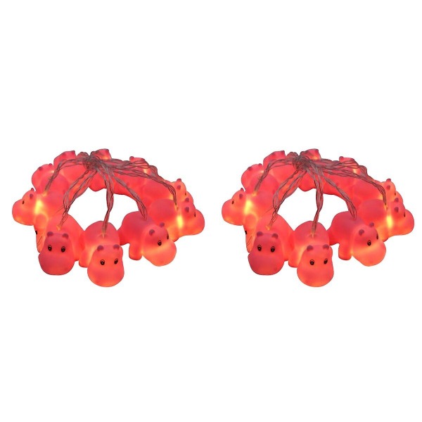 3-pack 10 LED Djurformade Ljuskedjor för Inomhus, Batteridrivna Ljus för Barnrum 2pcs