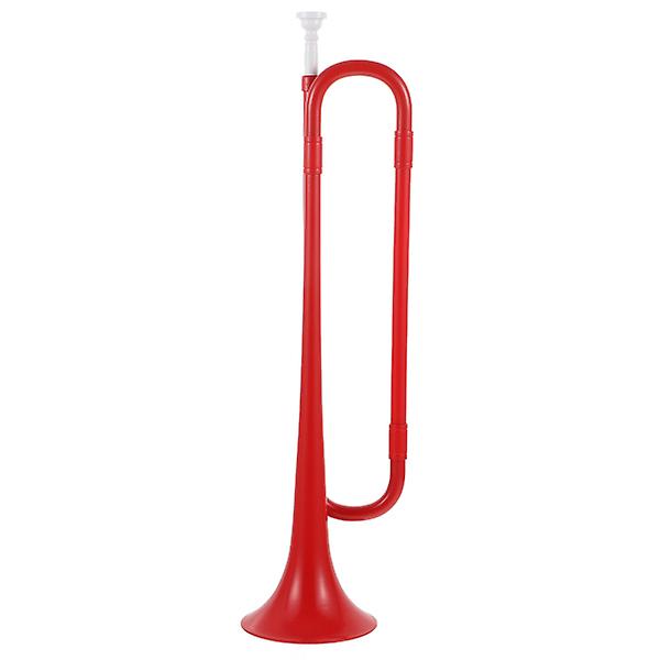 Utvecklingsleksaker Musikinstrument Blåsinstrument Prestanda rekvisita B- Flat Travel TrumpetRed44X11 Red 44X11X11CM