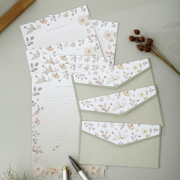 Kirjepaperi Kuorikirjekuori Set Kirje Kirjepaperi Set_ryy