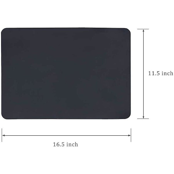 Torkbara Silikonunderlägg 40 X 30 Cm 2-pack, Lämpliga För Barn, Torkbara Underlägg, Halksäkra Bordstabletter, Tallriksunderlägg, Tallriksunderlägg, Tvättsbara