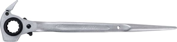 BGS 4-i-1 Skraldenøgle 19 x 22 mm, Stillads Skraldenøgle med Spids til Stillads- og Byggearbejde
