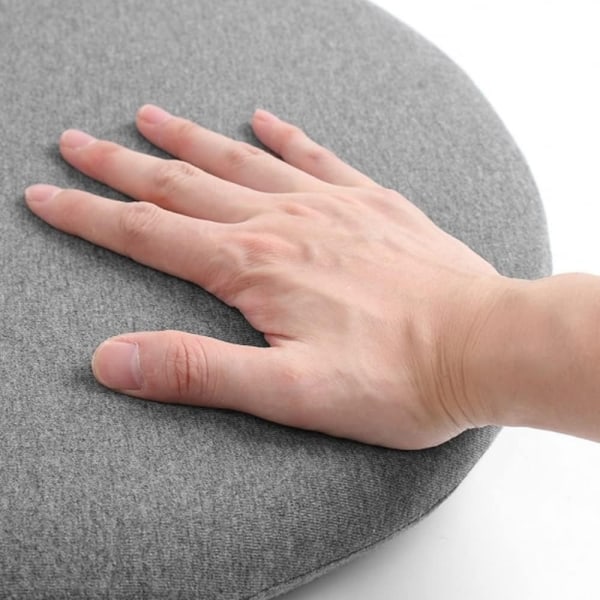 Minneskum Sittdyna  Runda Kudde Smärtlindring Stolsdyna Universal Rund Sittdyna för Alla Säsonger (30cm)