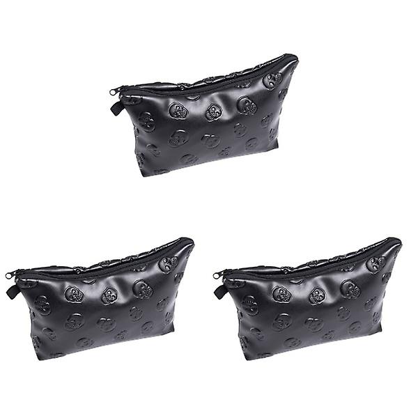 3-pack Multifunktionell Holografisk Bärbar Vattentät Reseväska Toalettsakväska Kosmetisk Sminkväska 3pcs