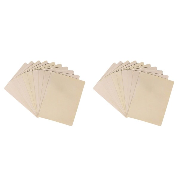 30 stk Blanke Øvingshud Kunstig Hud Imitasjon Hud For Begynnere Og Erfarne Artister Forbruksvarer 30 pcs